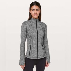 NWT HTF Lululemon Define Jacket in Heather Black Size 10